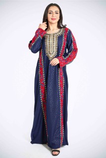 Aary Embroidered Blue Jalabiya IK5461 image