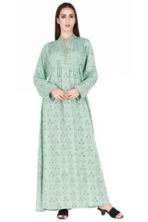 Casual wear Jalabiya IK5296 Green image