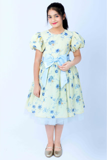 Kids Occasions Dress KIK527 Yellow image