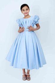 Kids Occasions Dress KIK502 Sky Blue