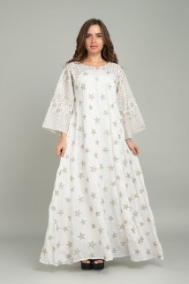 Star Design Embroidered Jalabiya CJ1038 image