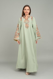 Contrast Embroidered Jalabiya CJ1032 image