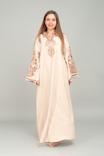 Contrast Embroidered Jalabiya CJ1032 image